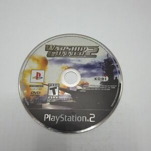 Warship Gunner 2 PlayStation 2 PS2 Disc Only Tested and Works